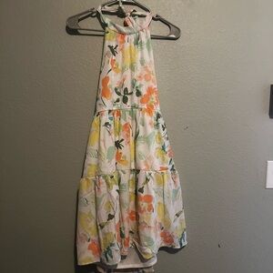 Gilli Multicolor Floral Halter Dress
